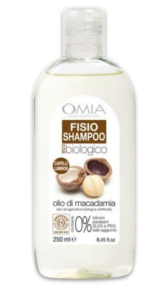 omia ecobio shampo macadamia ml-250
