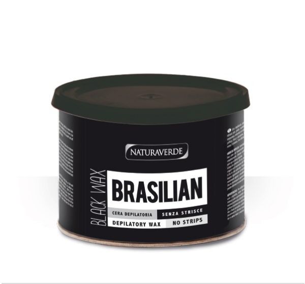 - brasilian cera nera vaso depil-400 ml senza strisce