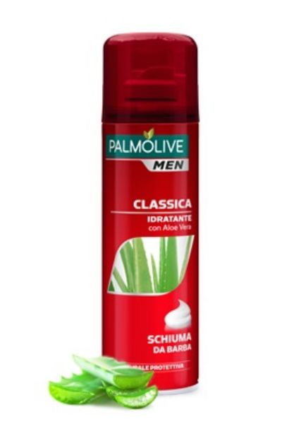 Palmolive Schiuma da barba spray classica con Aloe Vera da 300 ml