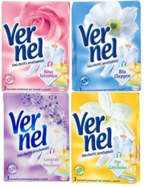 Vernel 3 Sacchetti Profumati assortiti da inserire negli Armadi e nei Cassetti