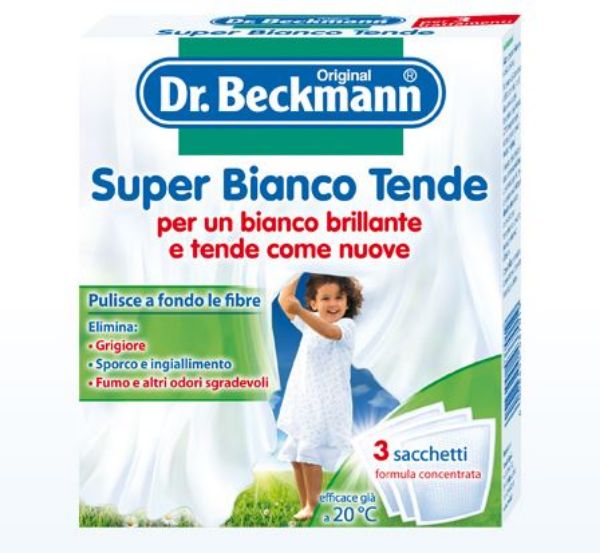 Dr. Beckmann Super Bianco Tende da 3 sacchetti
