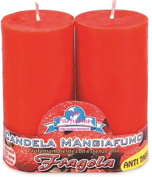 La Briantina - Candele rosse mangiafumo 2 pz