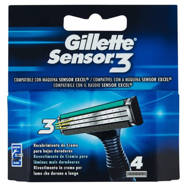 gillet-sensor-tre-ricambi-x-4-trilama
