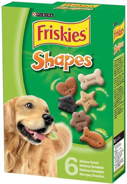 Immagine di FRISK SNACK CANE SHAPES GR.800 / BOX 60 PZ