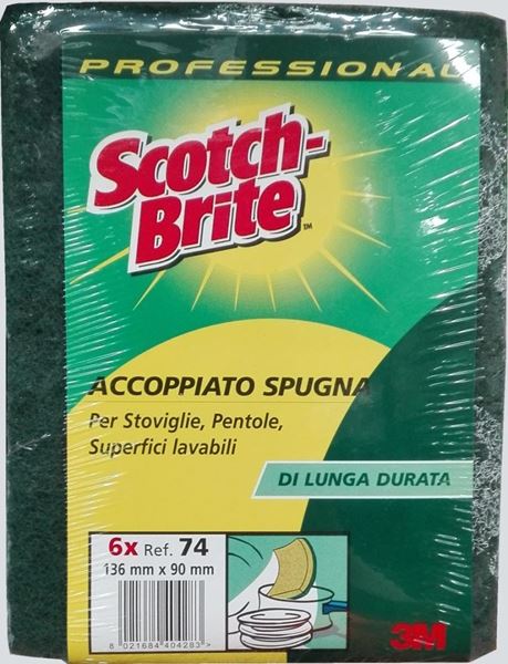 Picture of SCOTCH-BRITE SPUGNA+FIBRA COMUNITA'X 1