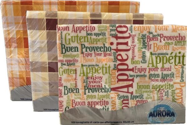 Tovagliette di carta decorate 30X40X100 pz