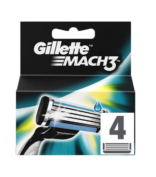 Gillette Mach3 lame ricambi x 4