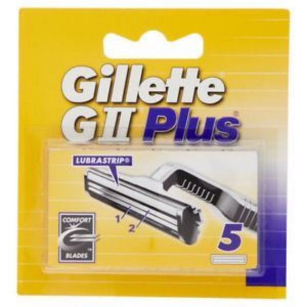 Gillette G II Plus lame ricambi x 5