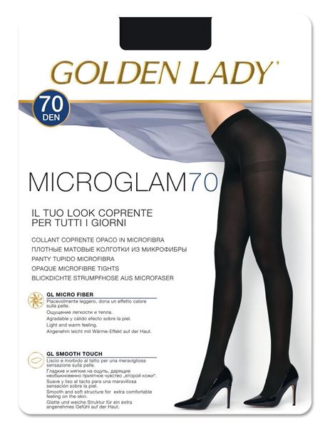 Picture of GOLDEN MICROGLAM 70 NERO IV