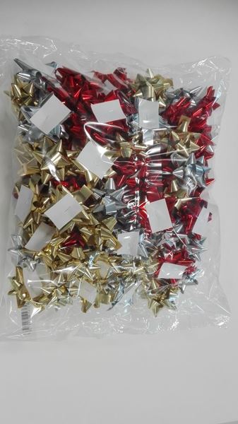 Immagine di CIOCCHE REGALO MM 14 ORO ARGENTO ROSSO 100 PZ