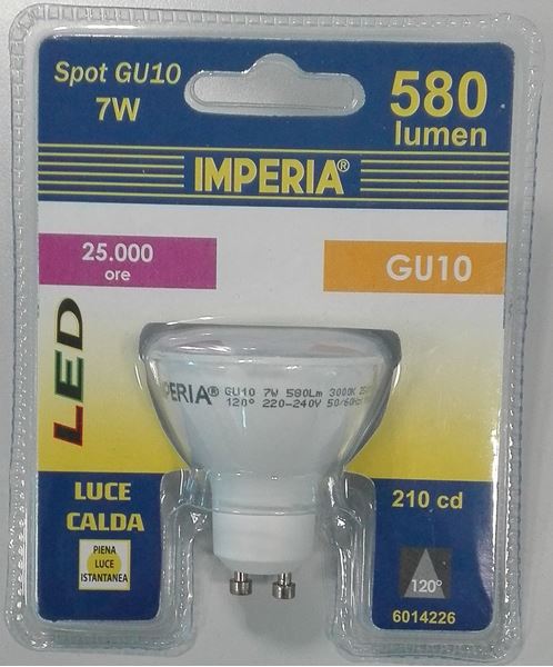Picture of LAMPADA/FARETTO LED WAT 7 580 LUMEN IMPERIA