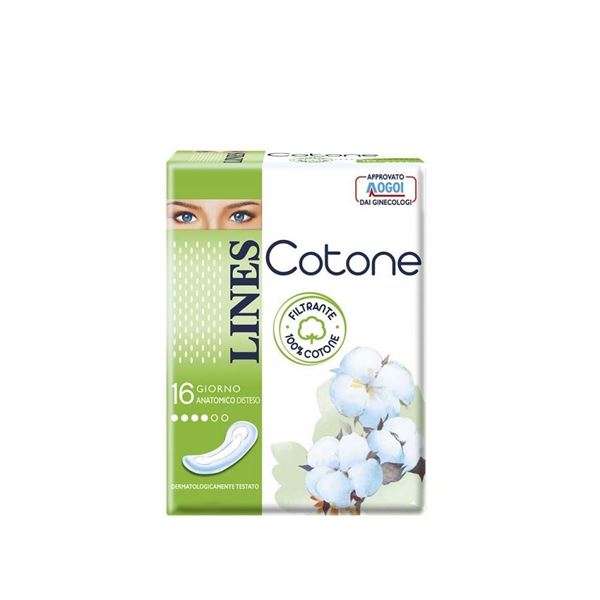 Picture of  LINES COTTON PADS ANATOMICO X 16