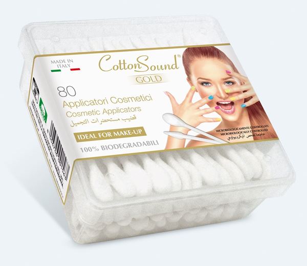 Immagine di APPLICATORI COSMETICI COTTON SOUND X 80