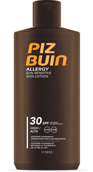 Picture of PIZ BUIN ALLERGY SKIN LOTION LATTE FP30 ML 200