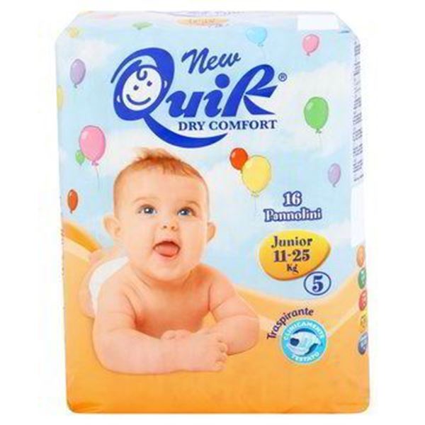 Picture of QUIK DIAPERS JUNIOR 11X25 16 PZ 