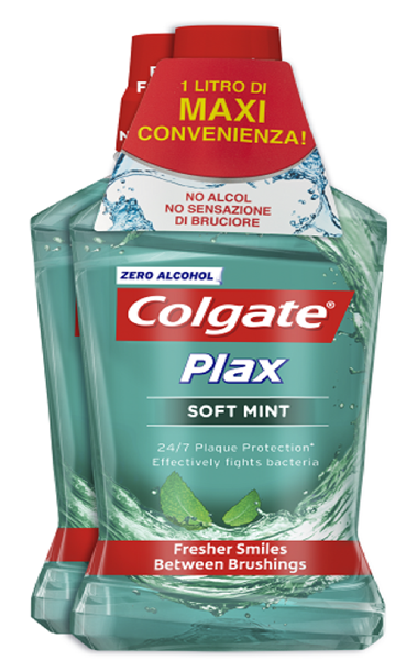 Picture of COLGATE PLAX MOUTH WASH GREEN MINT X 2 