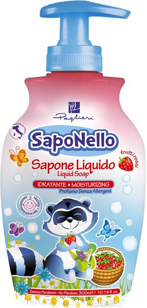 Immagine di SAPONELLO SAPONE LIQUIDO DOSATORE ML 300 FRAGOLA