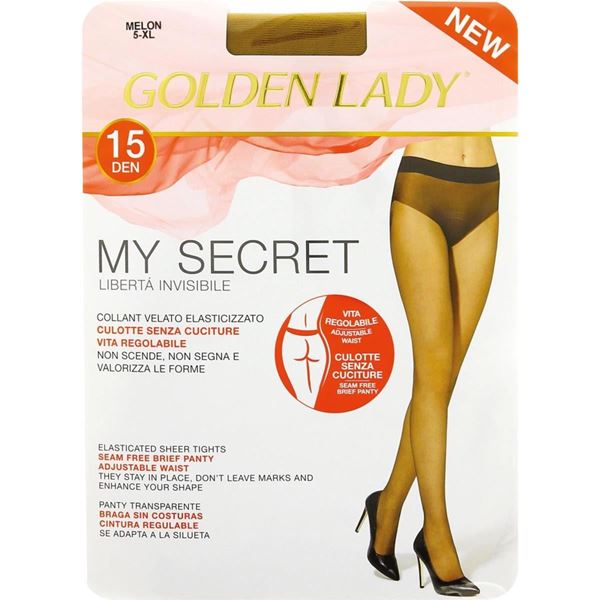 Picture of GOLDEN LADY COLLANT MY SECRET 15 MELON 3-M