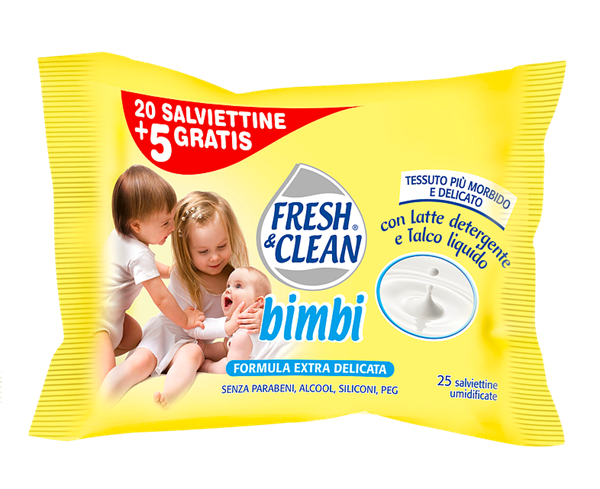 Immagine di FRESH & CLEAN SALVIETTE BABY X 20+5