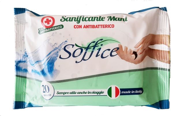Picture of SOFFICE SALVIETTE MANI CON ANTIBATTERICO X 20