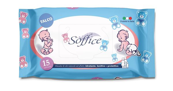 Picture of SOFFICE WIPES BABY X 15 TALCO