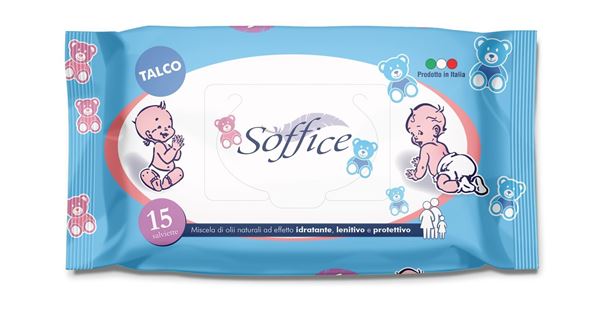 Immagine di SOFFICE SALVIETTE BABY X 15 TALCO