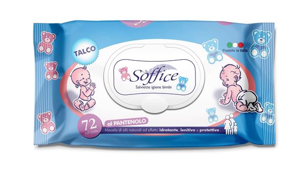 Immagine di SOFFICE SALVIETTE BABY X 72 TALCO