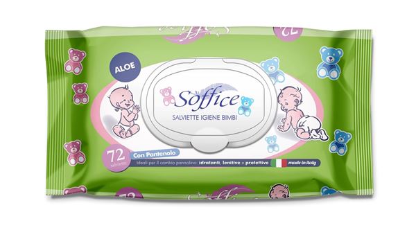 Immagine di SOFFICE SALVIETTE BABY X 72 ALOE VERA