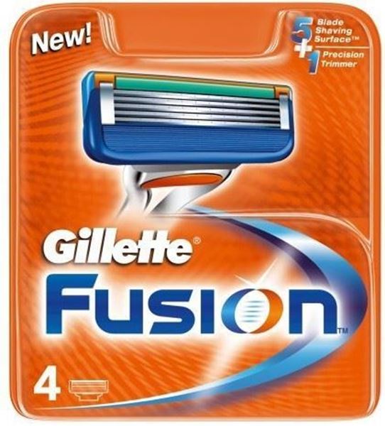 Picture of GILLETTE FUSION MANUAL LAME X 4