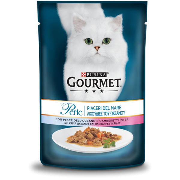 Picture of FRISKIES GOURMET PERLE BUSTA PESCE DELL'OCEANO & GAMBERETTI