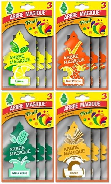 Immagine di ARBRE MAGIQUE DEODORANTE AUTO X 3 FRUIT MISTI