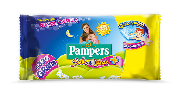 Picture of PAMPERS SALVIETTE BABY SOLE & LUNA 46