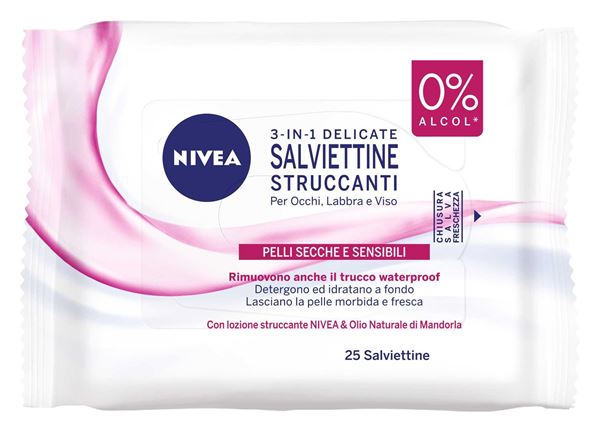 Immagine di NIVEA SALVIETTE STRUCCANTI X 25 DELICATE 