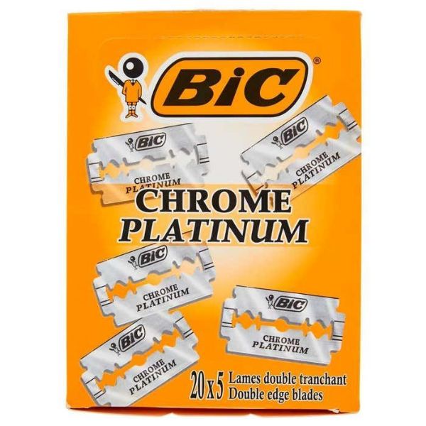 Bic lama Chrome Platinum x 5 pz box da 20 pz