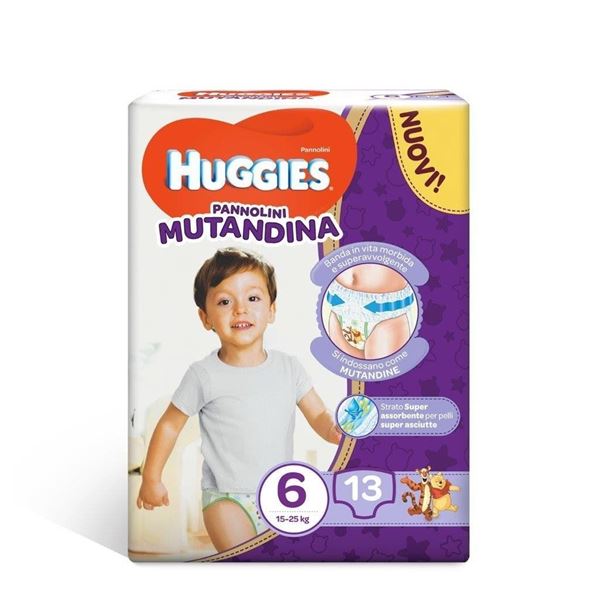 Immagine di HUGGIES PANNOLINO MUTANDINA TG 6 15-25 KG X 13