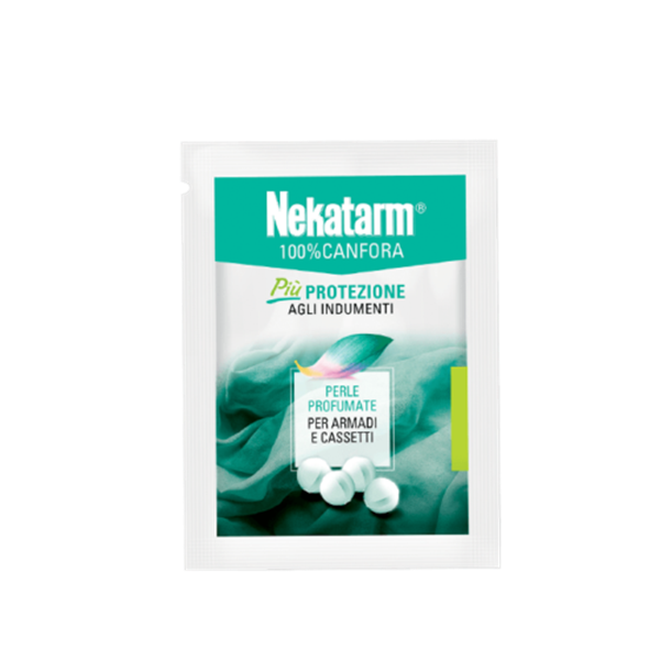 Nekatarm Canfora Busta di Perle Profumate per armadi e cassetti 50 gr