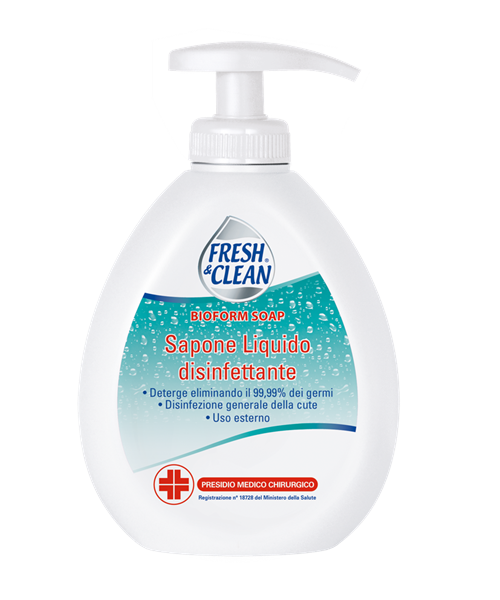 Immagine di FRESH & CLEAN SAPONE LIQUIDO DISINFETTANTE ML 300 PRESIDIO MEDICO CHIRURGICO