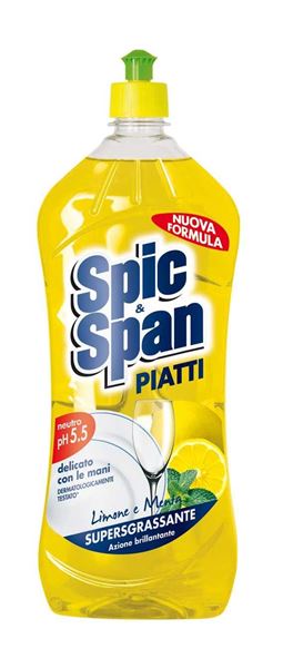 Picture of SPIC & SPAN WASHING UP LEMON/ MYNTH 1 L  