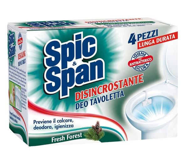 Picture of SPIC & SPAN DESCALING WC TABLETS X 4   