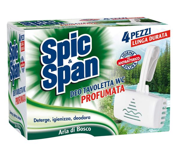 Picture of SPIC & SPAN PINE WOODS AIR WC TABLETS X 4