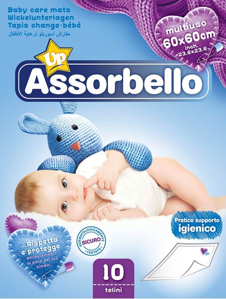 Immagine di ASSORBELLO BABY TELO IGIENICO X 10 60X60