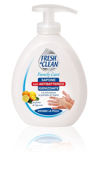 Immagine di FRESH & CLEAN SAPONE LIQUIDO IGIENIZZANTE CON ANTIBATTERICO DOSATORE 300 ML