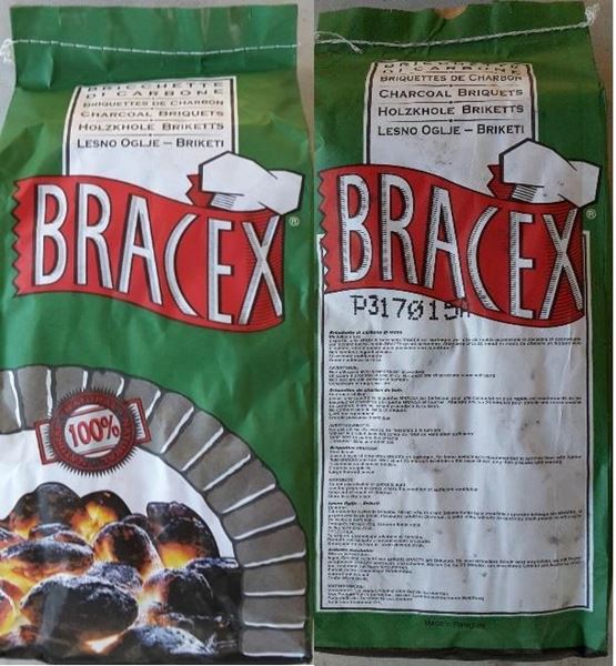 Picture of BRACEX BRICCHETTE DI CARBONE KG 3 SACCO