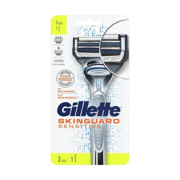 Gillette rasoio Skinguard Sensitive + 2 lame