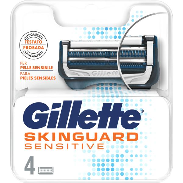 Gillette Skinguard Sensitive ricambi bilama x 4