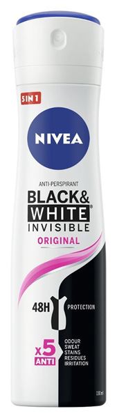 Immagine di NIVEA DEOD BLACK WHITE ORIGINAL SPR 150 82237