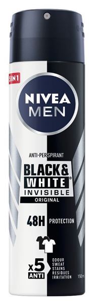 Picture of NIVEA DEOD MEN BLACK WHITE SPRAY 82241