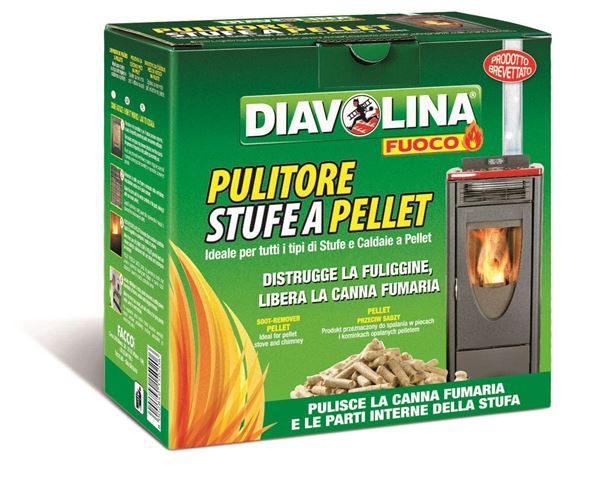 Immagine di DIAVOLINA SPAZZACAMINO PULITORE X STUFE/ PELLET KG 1,5