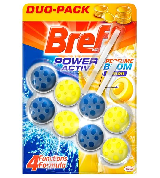 Picture of BREF WC POWER ACTIV lemon 4 IN 1 X 2 PCS 