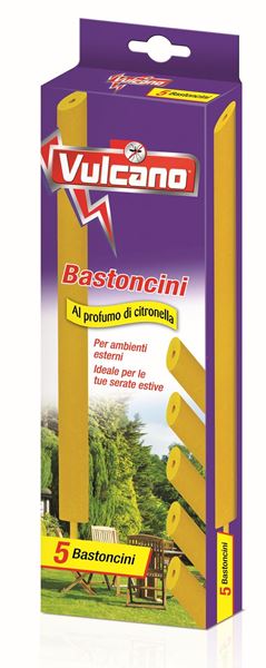 Immagine di VULCANO INSET.BASTONCINI CITRONELLA X 5 A.48216